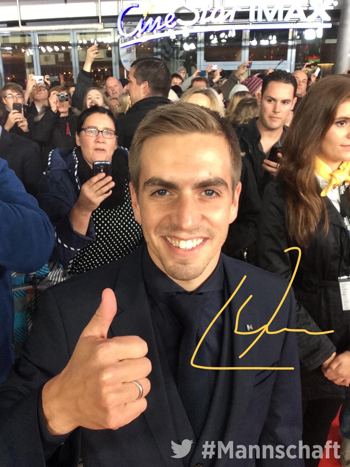 " Die Premiere mit Philipp Lahm  happy bday lahm!