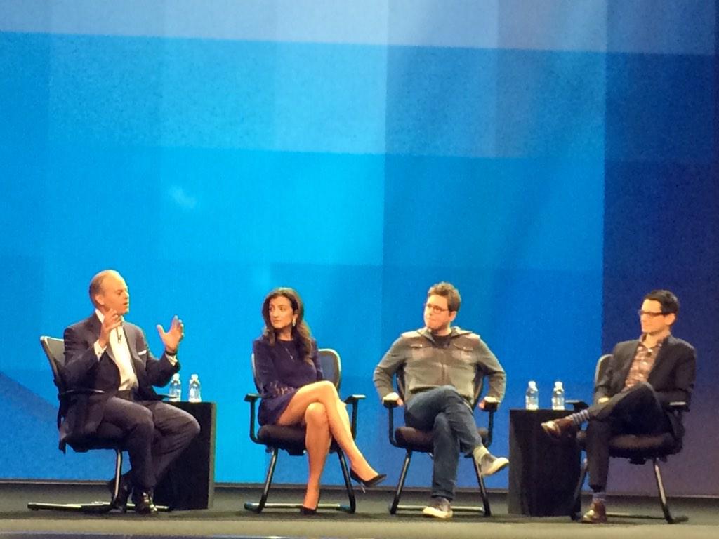 Very entertaining and insightful chat with <a href="/Jenn_RTR/">Jennifer Hyman</a> <a href="/biz/">Biz Stone</a> @jasontanz and &amp; <a href="/CAinc/">CA Technologies</a> CEO Mike Gregoire   #CAWorld