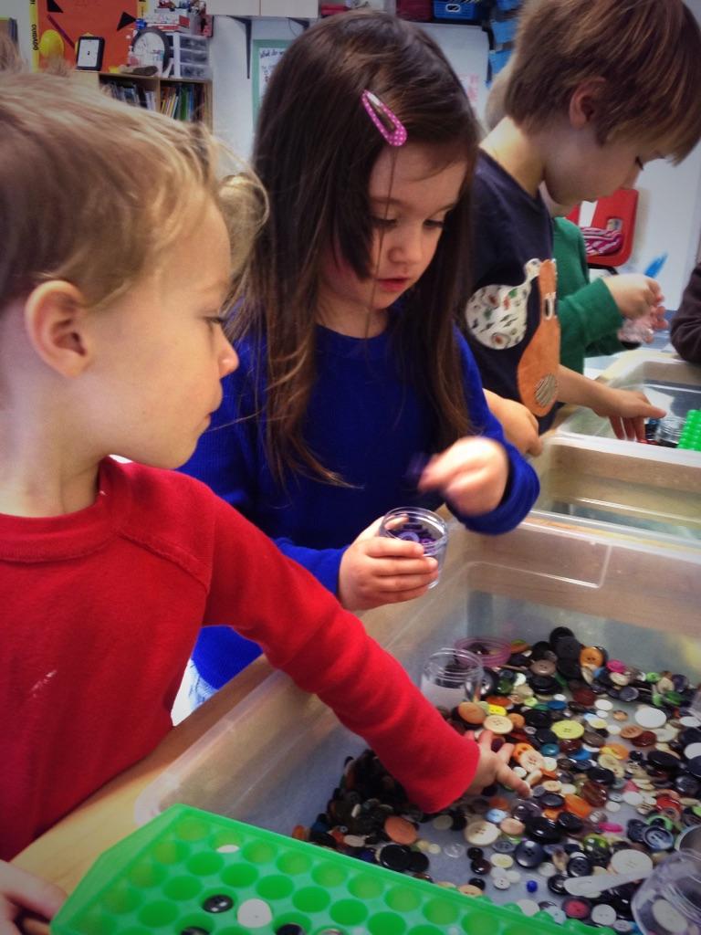 Corbett_PreK's tweet image. "I found alllllll the purples!" "Do you want this one too?!" #teamwork #mathskillz