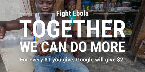 Goopilation's tweet photo. #FightEbola : Si vous donnez 1€, Google donne 2€. Vos dons ici : http://t.co/IPg2KB2emX http://t.co/5c82pekyHO