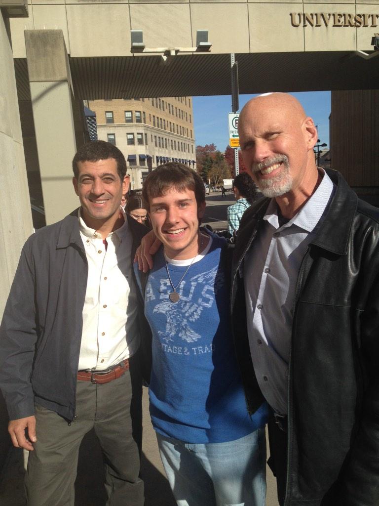 JSchiebs_13's tweet photo. Look who I ran into!! #butlerswag http://t.co/v0SQxHw6Wc