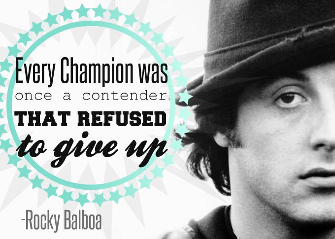 PHDYuma's tweet photo. "Every champion was once a contender that refused to give up." 
-Rocky Balboa #Yuma #Wearechampions #Motivational http://t.co/PqSNxhV9U4