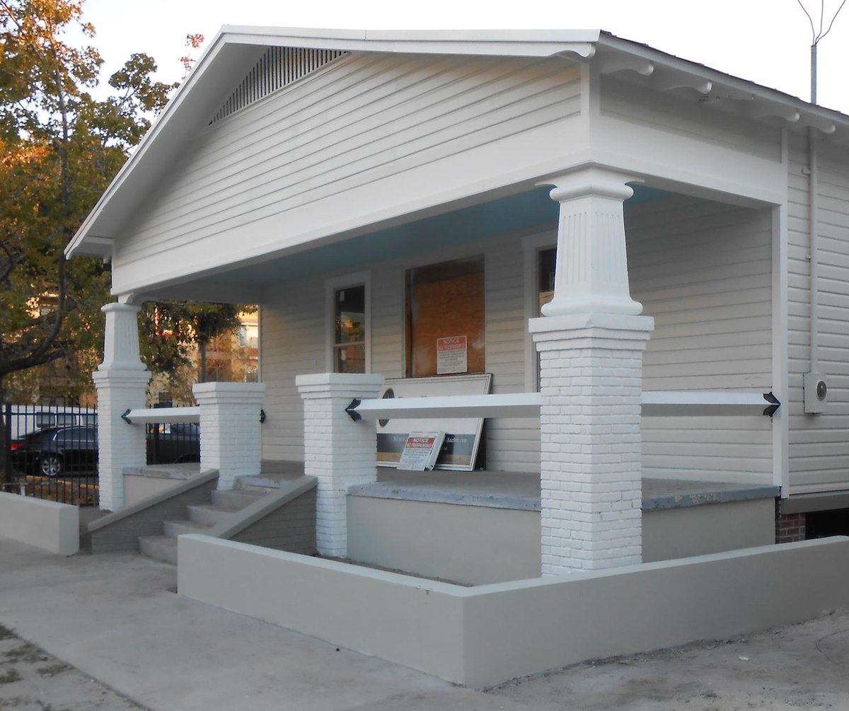 Painting of the Al Lopez House is coming along very nicely. Painters are just adding the finishing touches.