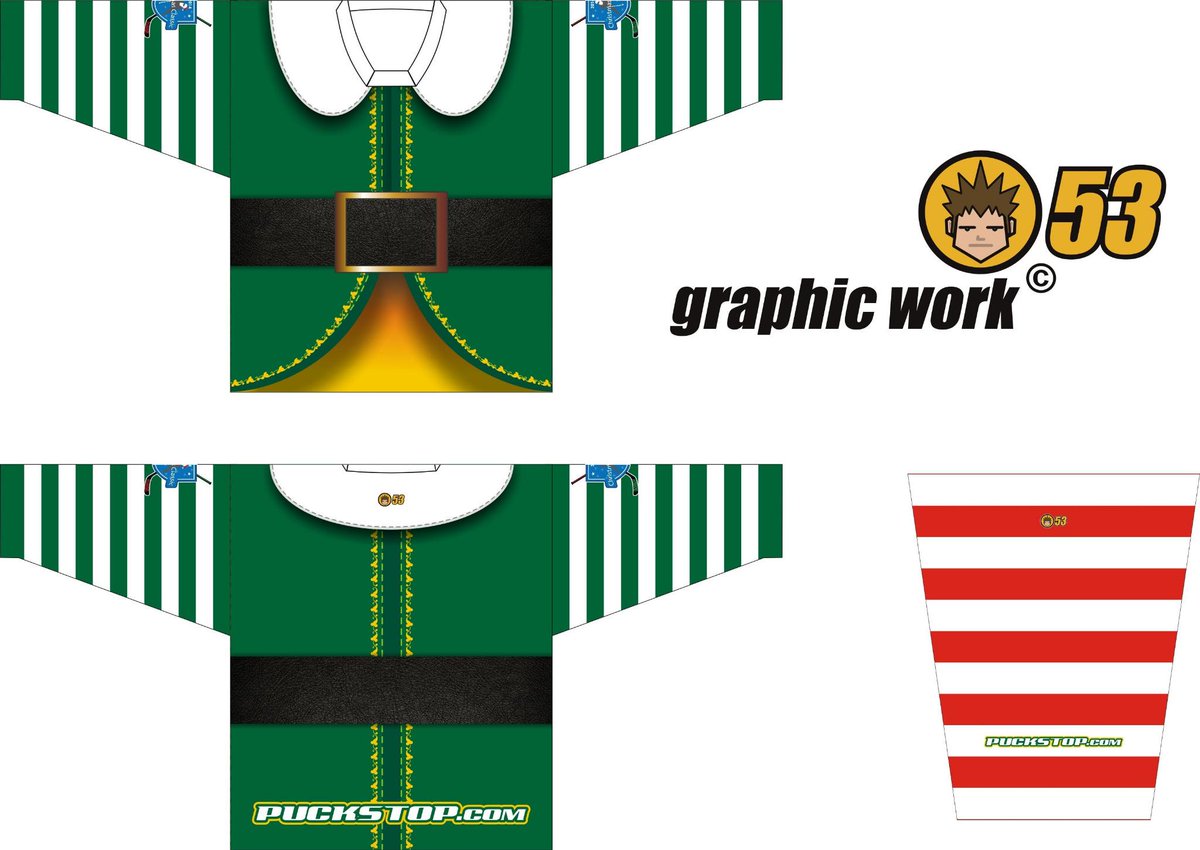 The jersey that #teamelves will be wearing at the #christmasclassic