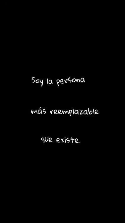 Miss___hell's tweet image. "@_SheSleepsAlone: "Soy la persona más reemplazable que existe." http://t.co/t35zoSJII4"