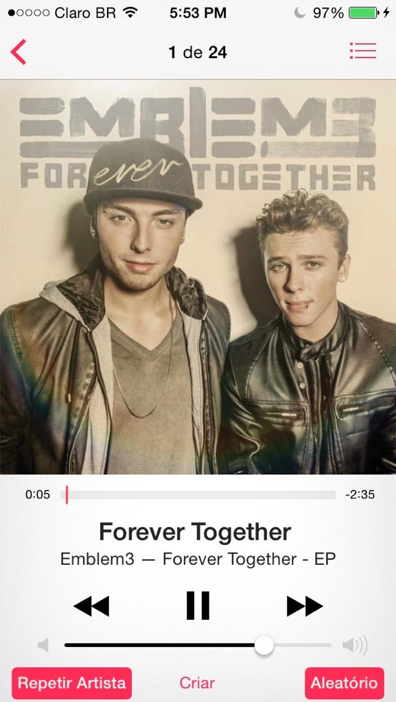 liviamtofoda's tweet photo. the best EP! @EmblemThree #ForeverTogetherEP @wesleystromberg @KeatonStromberg http://t.co/rnVcDFIE4C