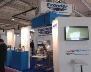 Q-Pumps presente en Italia en el stand de nuestro distribuidor Exonder donde se exhibió nuestra bomba QC!