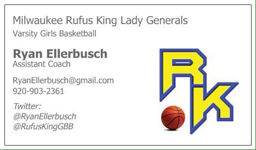 RyanEllerbusch's tweet photo. I'm excited to begin my second season on the @RufusKingGBB coaching staff. First #wisgb practice today! #LadyGenerals http://t.co/m8wBXlPMCT