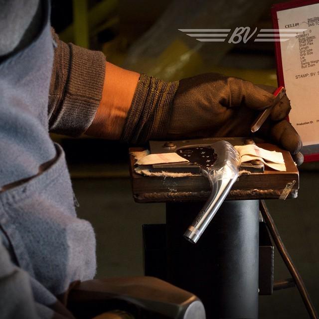 VokeyWedges's tweet image. Hard at work at the WedgeWorks stamping station this Monday morning. #craftsmanship