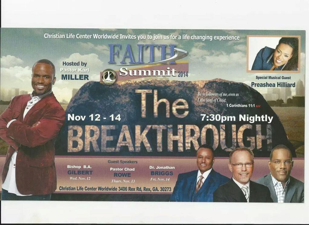 pastor_karl's tweet photo. Hey this year's Faith Summit will be life changing dont miss it!!! #faithsummit14 http://t.co/d5SmaXIpa2