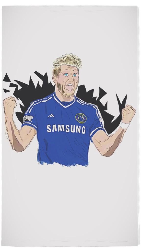 MarviinKing's tweet photo. Finished @Andre_Schuerrle illustration 💙@chelseafc #CFC http://t.co/BvzCAU7oJb