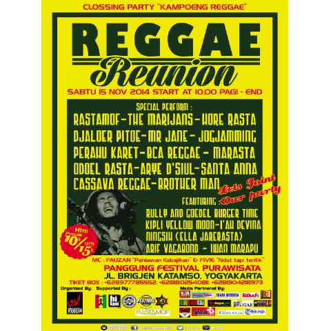 aryedesiul's tweet photo. @rumah_uyee  #Jogja 15/11/14 10:00 @aryedesiul  di @pura_wisata "Reuni Kampoeng Reggae" HTM: 15K. http://t.co/gukO0mevwF