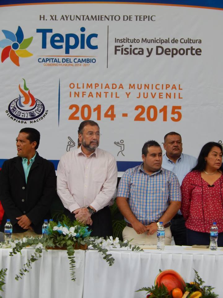 GobiernoTepic's tweet photo. El día de hoy se llevó a cabo la inauguración de la Olimpiada Infantil y Juvenil 2015, en su etapa municipal. http://t.co/pczd2CfriS