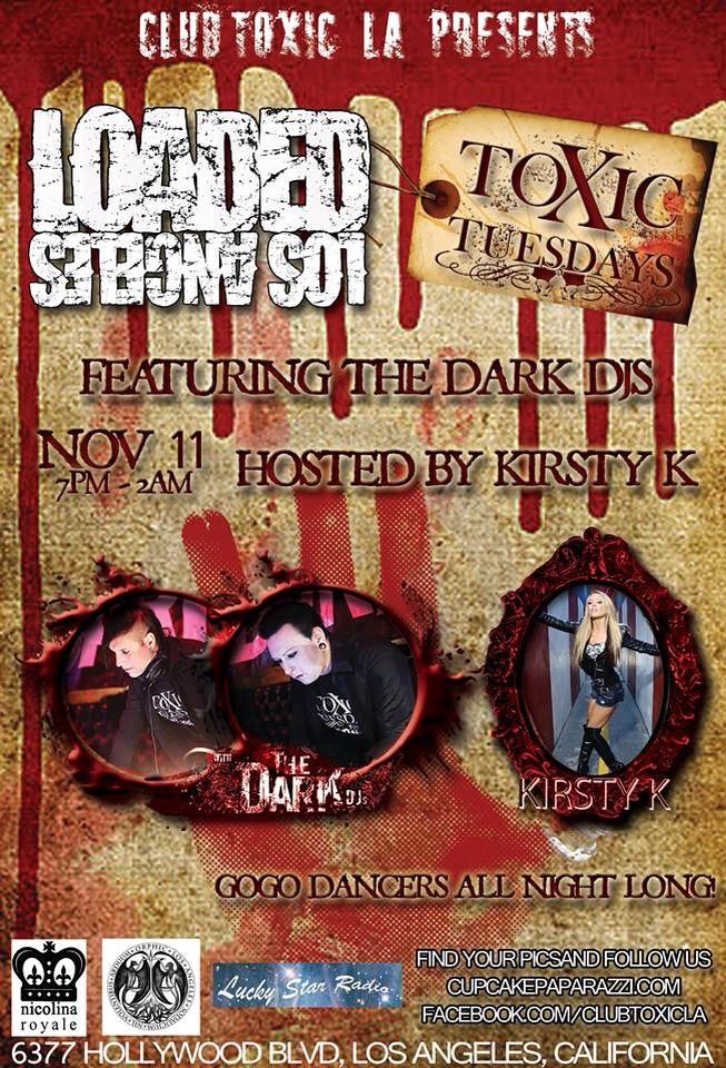 Toxic_Tuesdays's tweet photo. Tomorrow @LoadedHollywood from 10pm to 2am #ClubToxicLA brings you a Hollywood Tradition Hosted by @KirstyLingman http://t.co/3mnRT7hrnn