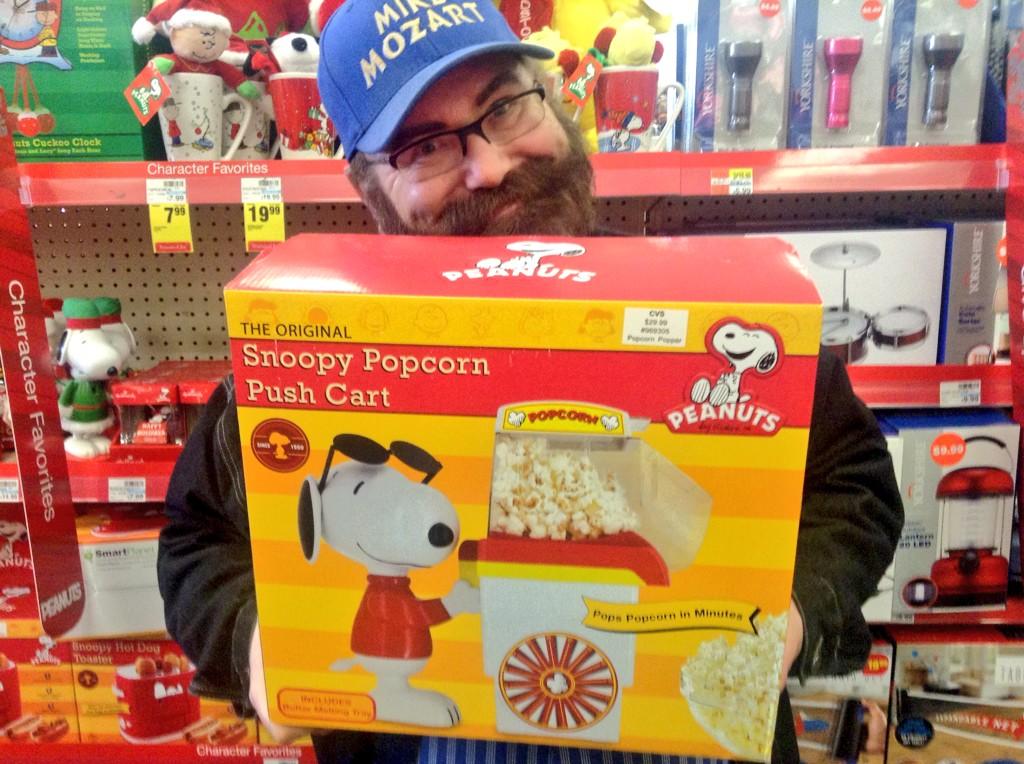 Mike Mozart Pop Artist Mimo Fantastic Snoopy Popcorn Hot Air Popper With Full Figure Snoopy As Joe Cool A Great Gift Value At 29 99 Cvs Extra Http T Co 2xsbplq7ir