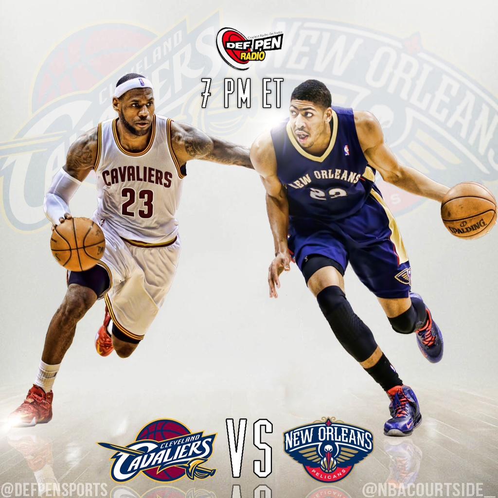 DefPenHoops's tweet photo. Here's the Def Pen game of the Night! #PelicansVsCavs http://t.co/L1R7jEE8sl