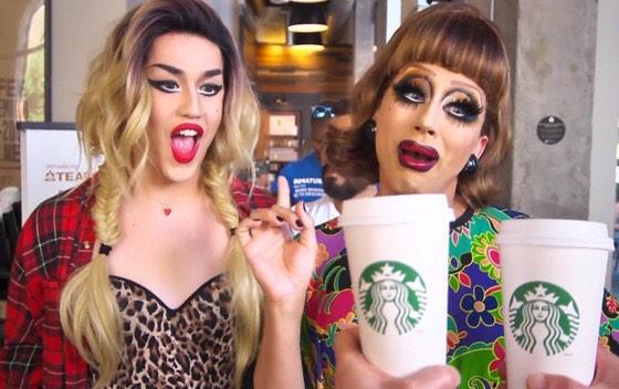 noeliaizarza's tweet photo. #Starbucks y #RuPaulsDragRace se unen en primer comercial #LGBT de la franquicia http://t.co/wKodwQm9tb @TamaraAdrian http://t.co/OnWFstAPWd