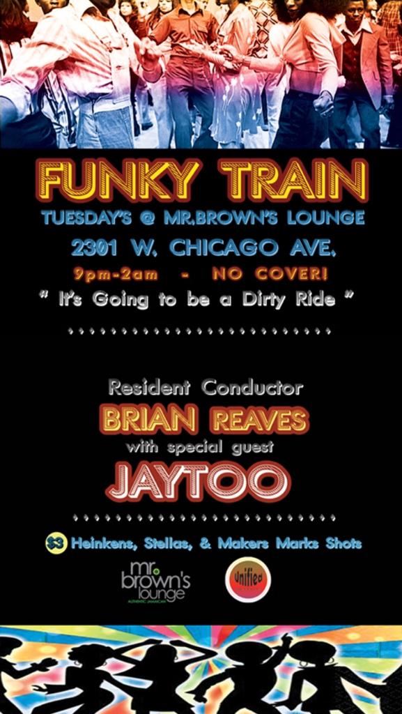 thedjyomamaluv's tweet photo. Come and spread love with us tomorrow #Funkytrain #tuesday @mrbrownslounge @BrianReaves1 @thedjyomamaluv http://t.co/aDIcR4ijj0