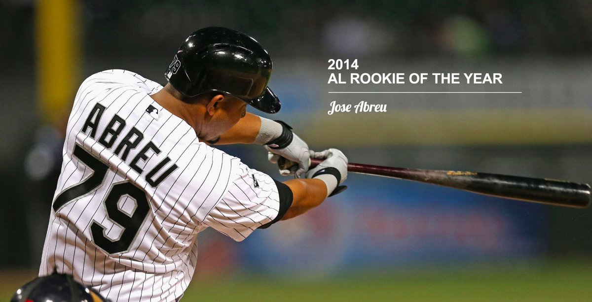 Cut4's tweet photo. Congrats to @79JoseAbreu! #ROY http://t.co/xBKISclXzi