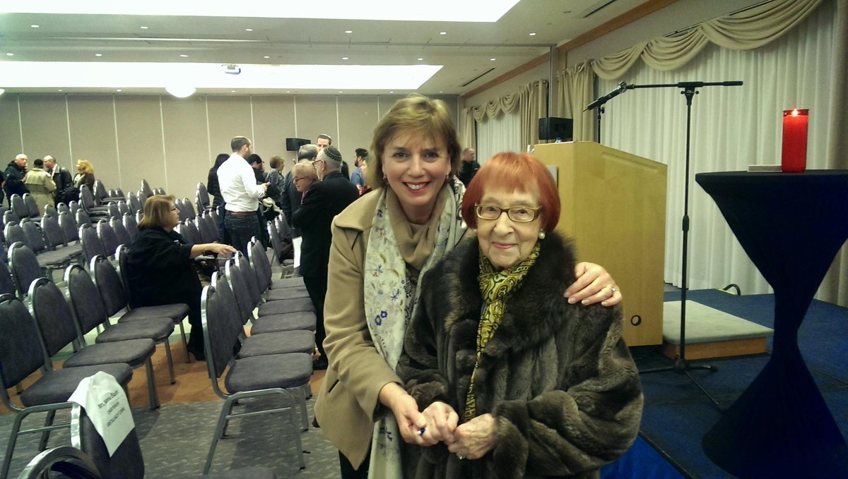 Irene Stengel, a 97-year-old Holocaust survivor, was absolutely inspiring at Kristallnacht commemoration last night,