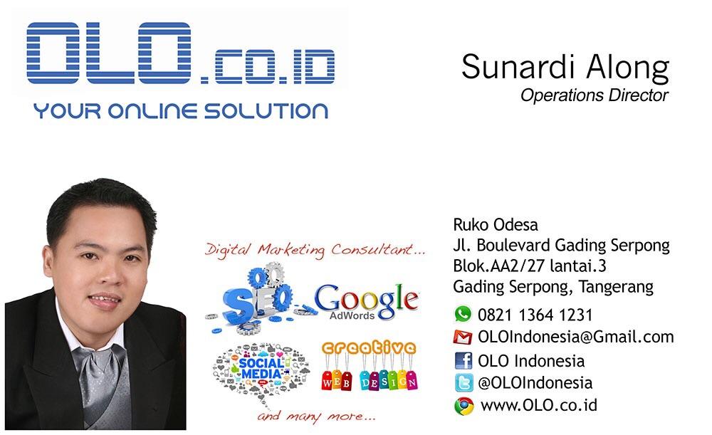 Pengen Punya Website Perusahaan atau Product Anda? Pengen ada dihalaman 1 google? <a href="/OLOIndonesia/">OLO.co.id</a> See Pic Name Card...