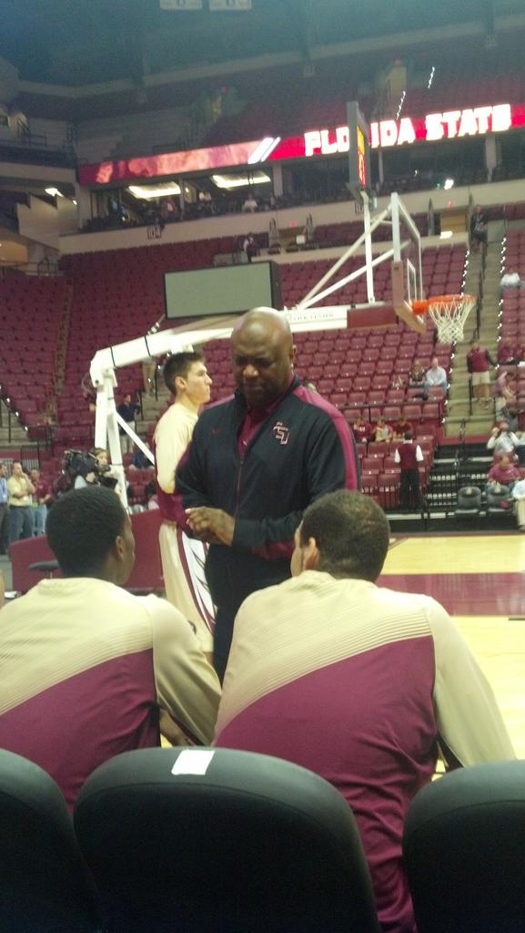 bucsfan63's tweet photo. So close u can actually hear the disappointment in Coach Ham's stare. http://t.co/Y5SZ7WcsTr