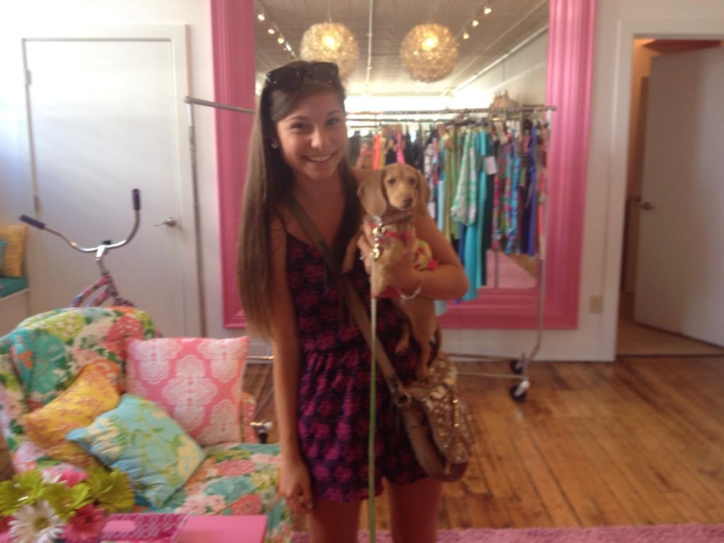 Throwing it back to the Lilly Pulitzer store over the summer in honor of Lilly Pulitzer, Happy birthday  