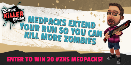 ZKSGame's tweet photo. Get your entries in now for the #ZKS Medpack contest closing tonight. @Stepleton6 http://t.co/V22yUmNPB6 http://t.co/alISGdvE70