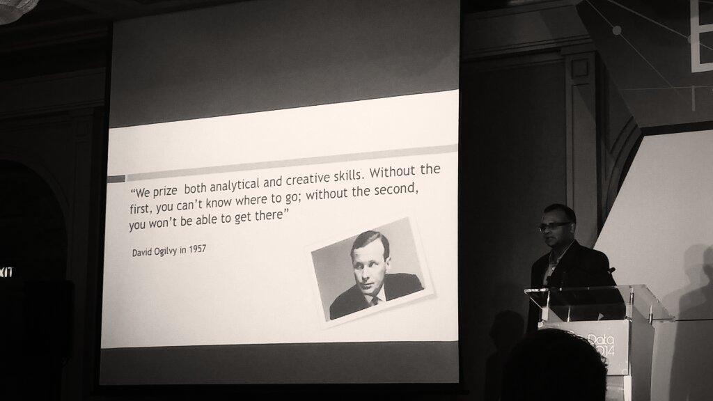 maykoh's tweet image. Proud to be an Ogilvian #davidogilvy #bigdata2014