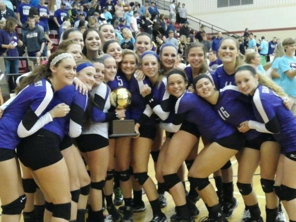 Granbury takes third set 25-12 for regional quarterfinal sweep over Grapevine. On to Abilene and regional tourney.