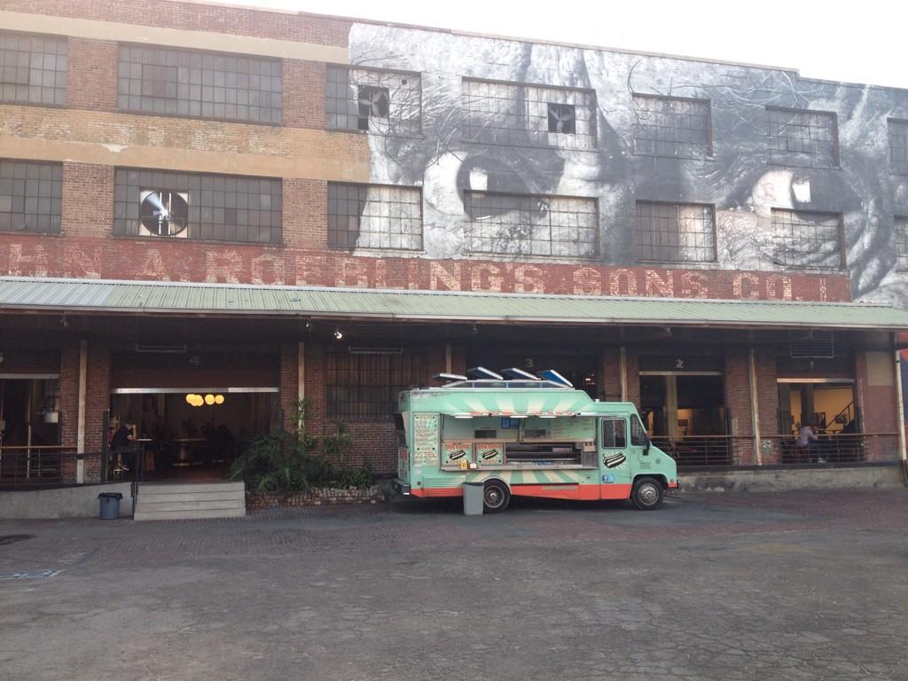 dogtowndog's tweet photo. Angel City Brewery!!! On Traction ave and Rose st. Come have a brew and eat!!! http://t.co/m3DLtOOHBH