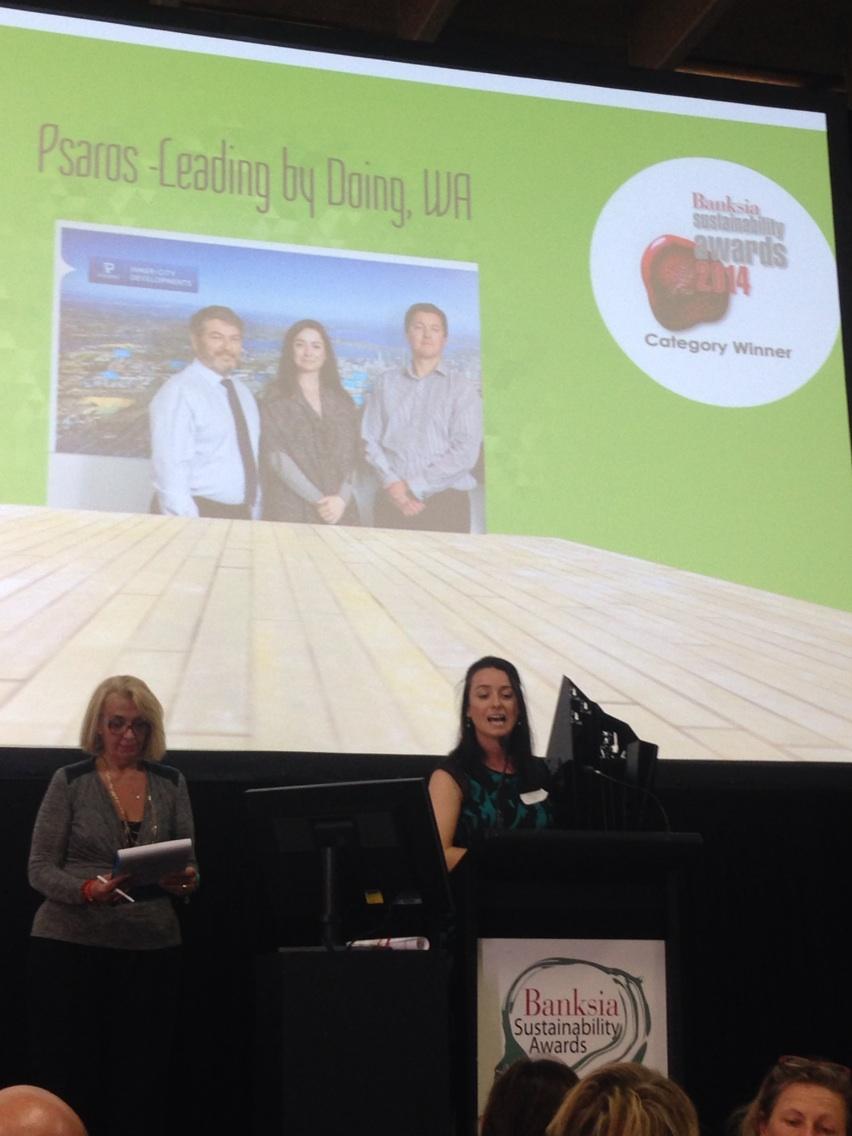 SFindlaytickner's tweet photo. Congratulations Psaros. @BanksiaFdn #sd2014. How to get that amazing award back to WA on the plane? http://t.co/Hs9BztuNUf