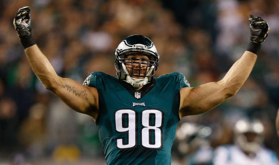 Eagles's tweet photo. Sack Trick. #Barwinning http://t.co/P8c73dI9Fb