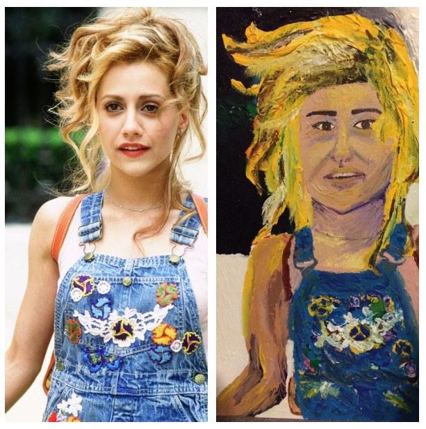 Happy birthday Brittany Murphy!!!   (Sorry my portrait is so horrible  ) 