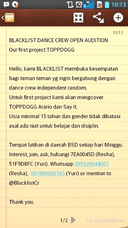 <a href="/A_BrownDC/">A-Brown</a> Help RT. We're open audition :) Thank you^^