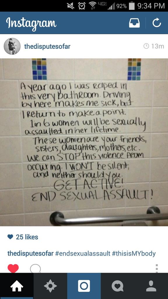 this just made my night, it feels good to know that someone has the balls to share thier story
#endsexualassult