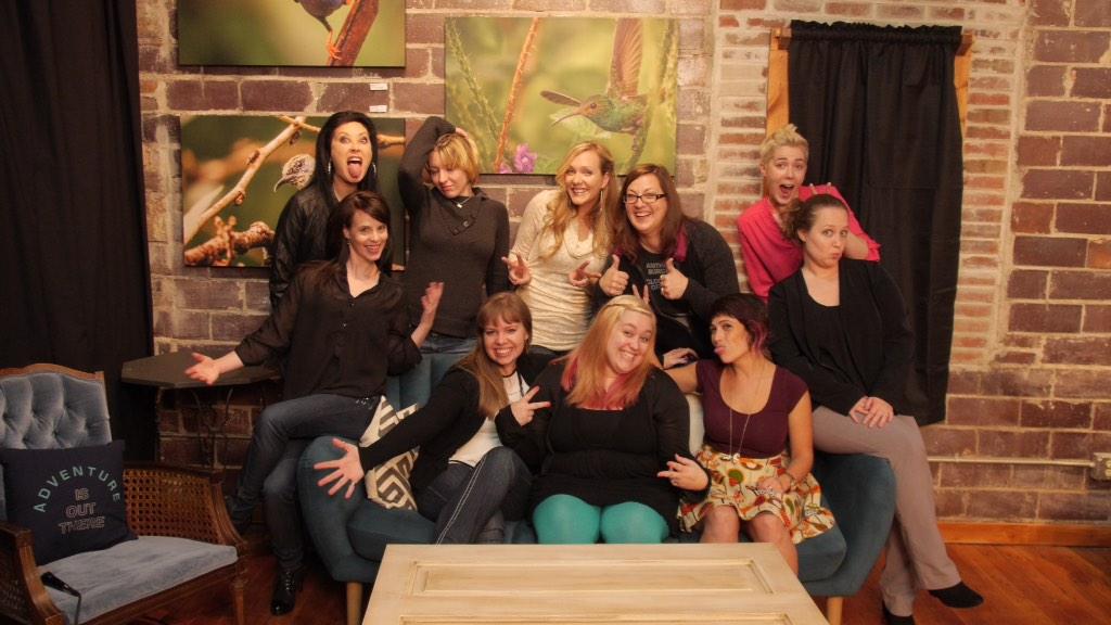 jbrauning's tweet photo. The whole gang. #YAlaunch http://t.co/gFZlEVwNYM