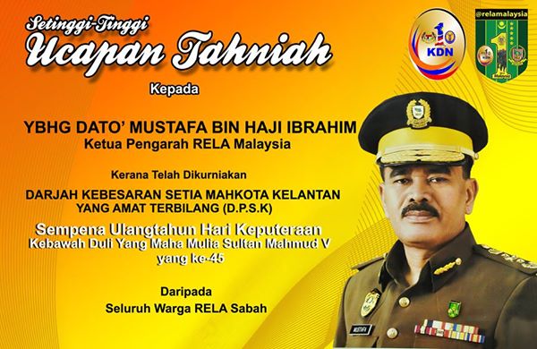 Tahniah Dato @KP_RELA :) Daripada Seluruh Warga RELA Sabah <a href="/samasuddin_sab/">samasuddin lawe</a> <a href="/rela_sabah/">RELA NEGERI SABAH</a>