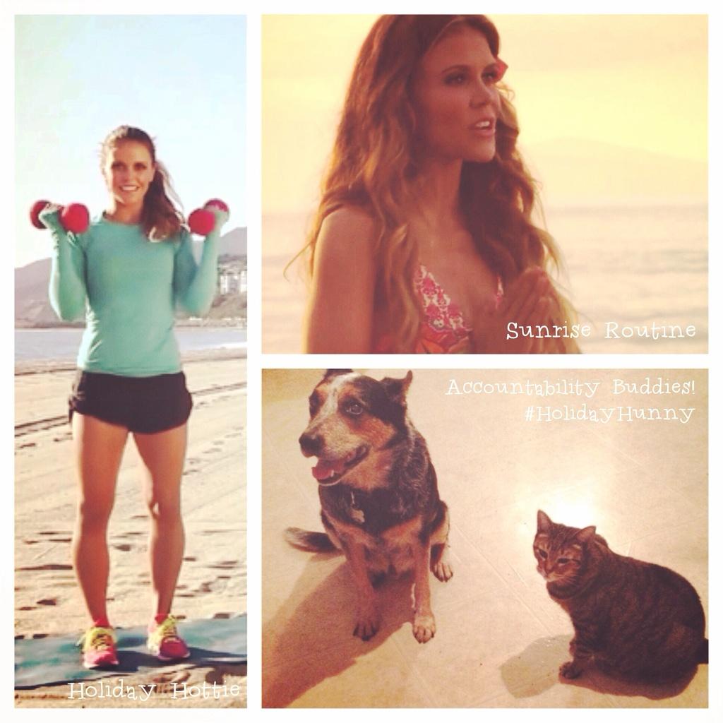 TIUmeghann's tweet photo. Snuck in some toning while my #tiupup & #tiukitty cheered me on 💗 #HolidayHunny #tiuteam @ToneItUp http://t.co/zp7AgR3Plg