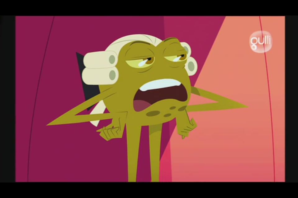 OnRateRien's tweet photo. C'est un têtard aristocrate qui croyait qu'il était tôt mais en fait il est têtard #Magic @gulli #LaBoxTV #OnRateRien http://t.co/XocQuHTaen