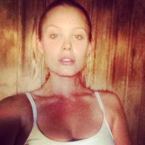 No make-up selfie in the sauna. Sweating it out after training 💜 @PlayboyPlus @Playboy http://t.co/z<a href="/tag/playboy"class="tags"><span>#playboy</span></a><a href="/tag/fit"class="tags"><span>#fit</span></a><a href="/tag/aussie"class="tags"><span>#aussie</span></a><a href="/tag/tuesdaytease"class="tags"><span>#tuesdaytease</span></a>