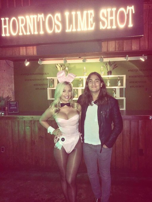 Having so much fun with everyone at the @Hornitos party in Austin! @Playboy #notjustanytequila #bunnyduty<a class="tags" target="_blank" title="On Twitter" href="/?out=eyJ0eXAiOiJKV1QiLCJhbGciOiJIUzUxMiJ9.eyJpYXQiOjE3MjA2NTUyNzEsImlzcyI6InR3cG9ybnN0YXJzLmNvbSIsIm5iZiI6MTcyMDY1NTI3MSwiZXhwIjoxNzUyMTkxMjcxLCJyZWRpcmVjdF91cmwiOiJodHRwczovL3R3aXR0ZXIuY29tL0hvcm5pdG9zIn0.hy_l0zr1TpnagHh6UyXVJf-HYeg8EFma7hsVeIu0mwT0P86rWwmg296bYC2jMvmiyGlTMQ1vVGKjQZwpUocSxg">@Hornitos</a><a href="/tag/playmate"class="tags"><span>#playmate</span></a><a href="/tag/bunnyduty"class="tags"><span>#bunnyduty</span></a><a href="/tag/notjustanytequila"class="tags"><span>#notjustanytequila</span></a>