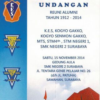 FYI : Untuk alumni tahun 1912-2014 datang dan ramaikan :)