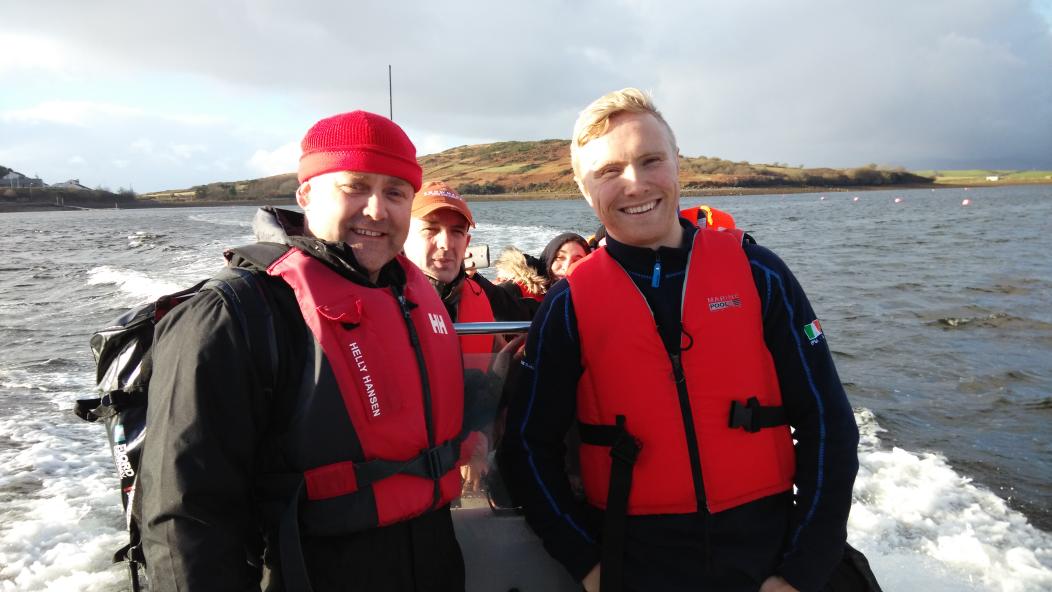 Leaving Island Lodge and VIP HQ on Sunday Morn three happy organizers of a successful Surf Summit <a href="/fintangillespie/">Fintan Gillespie</a>