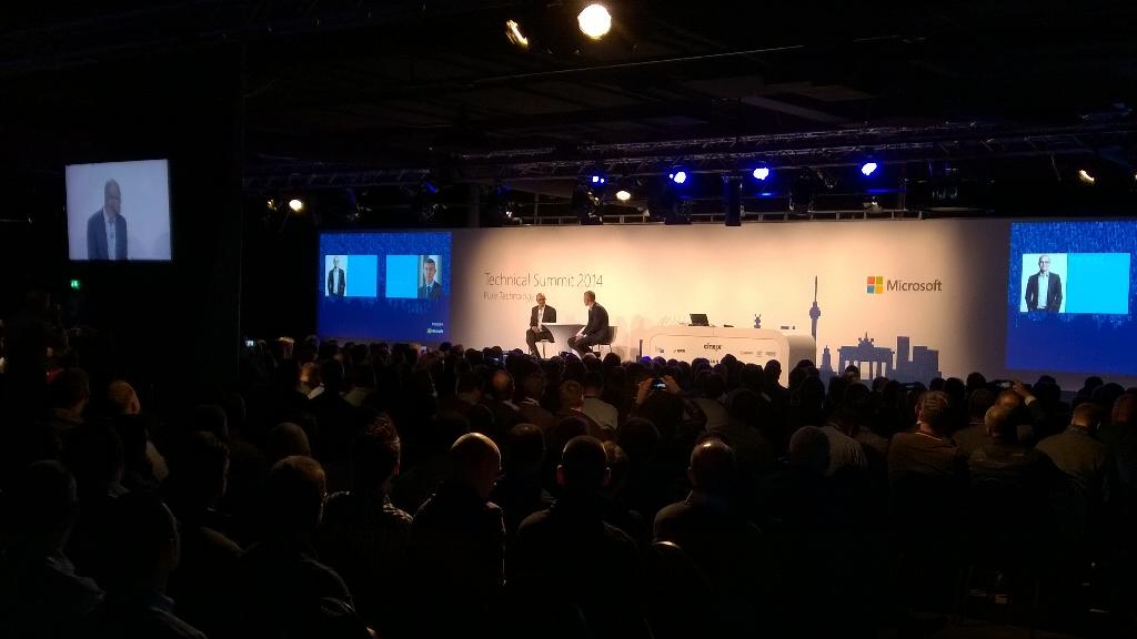 Keynote mit Satya Nadella #msts14