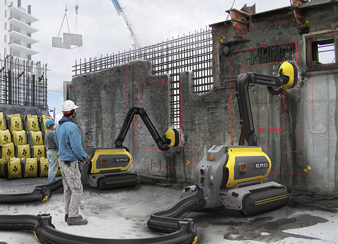 microsiervos's tweet photo. Un robot que puede reciclar un edificio entero devorando el cemento http://t.co/Djg1NQhe4l http://t.co/9qVz3SJ7KU