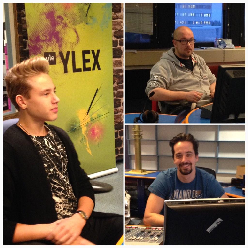 Lomasankarit's tweet photo. Nuutti, Matti &amp; Ile juuri NYT livenä @YleX  Aamu!

#Lomasankarit http://t.co/nC1XocFwoJ