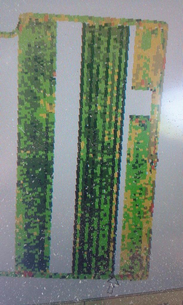stephen_hatty's tweet photo. Broadscale trial centre of map 12m wide 1.23ha plots 5 varieties 3 replications. #datacollected #CTF. http://t.co/0UsRYVs57E