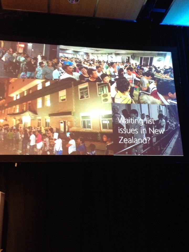 researCHLabnz's tweet photo. Thought provoking! #hinz2014 Lucky to be part of the NZ Health System http://t.co/n5o9I5SStM