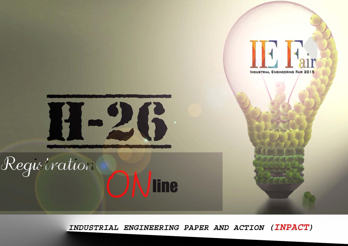 iefairusu2019's tweet photo. H-26 Pendaftaran Lomba INPACT (Industrial Engineering Paper&amp;Action)
IE Fair USU. Ayo daftarkan Timmu! @himtiftusu http://t.co/m9uxWi4KhZ
